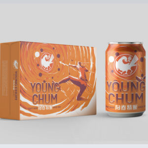 OEM 330ml canned lager beer factory product example