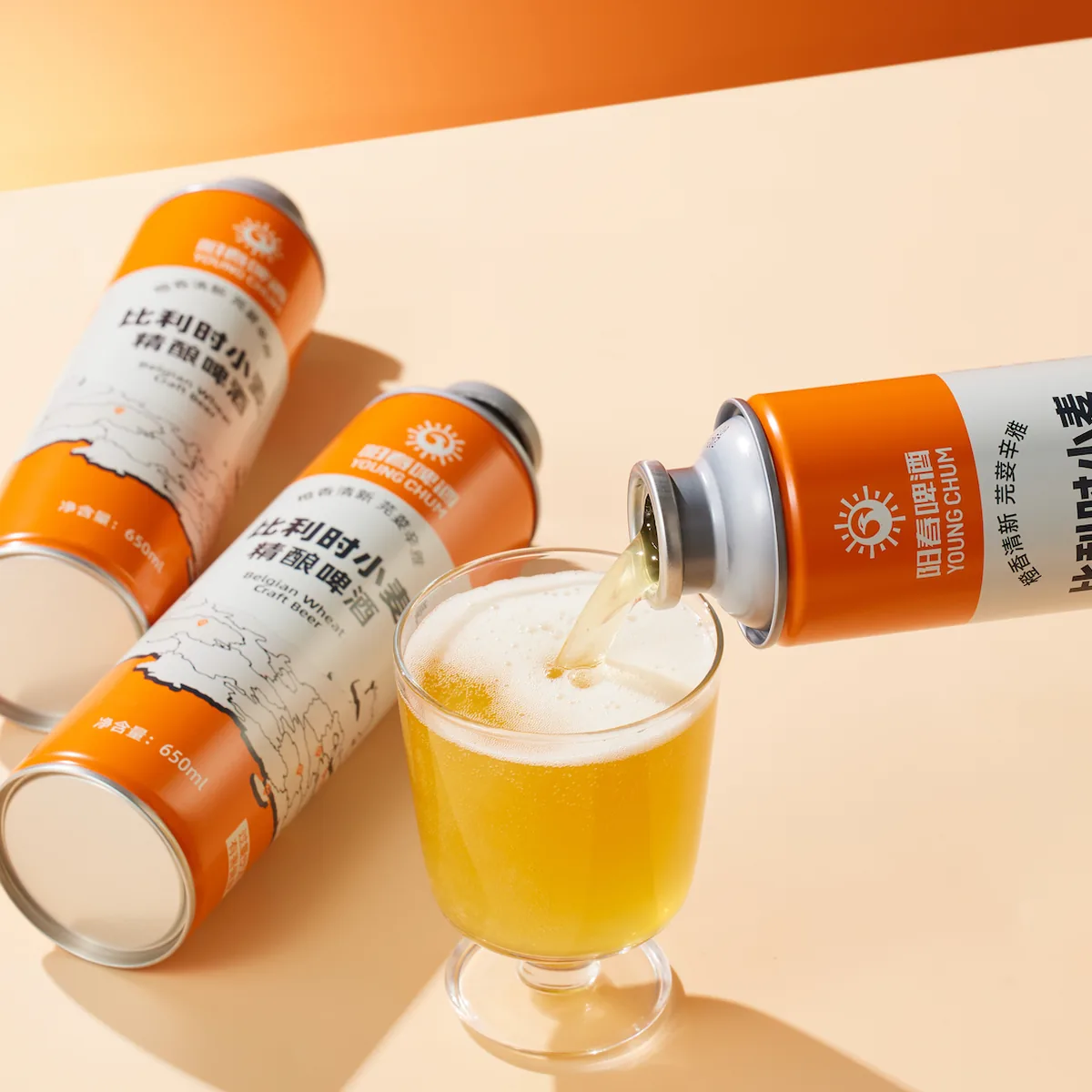 Young Chum Belgian Wheat Craft Beer product photo 4