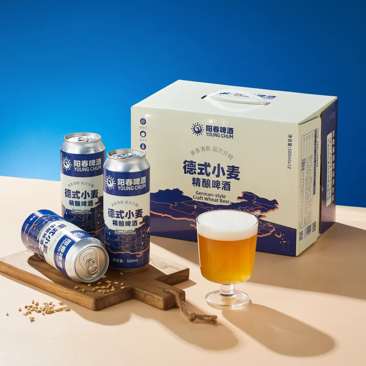Young Chum German Wheat Craft Beer 500ml product photo 2
