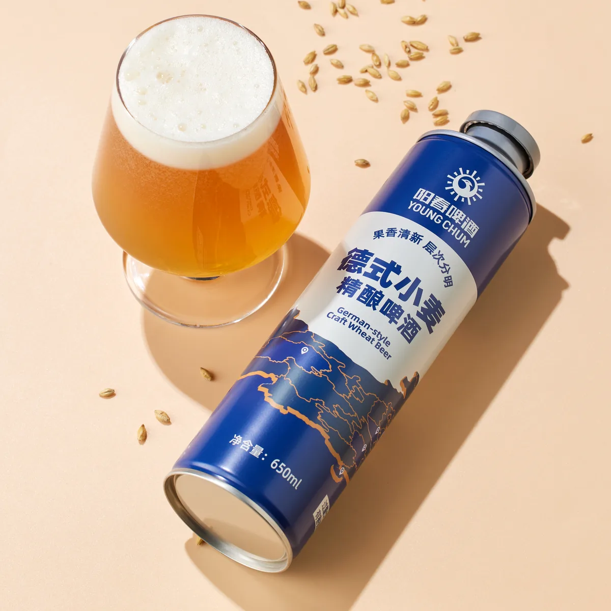 Young Chum German Wheat Craft Beer 650ml product photo 4