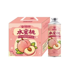 Young Chum Honey Peach Fruit Beer product packaging