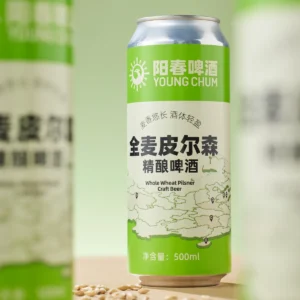 Young Chum Whole Wheat Pilsner Craft Beer product packaging
