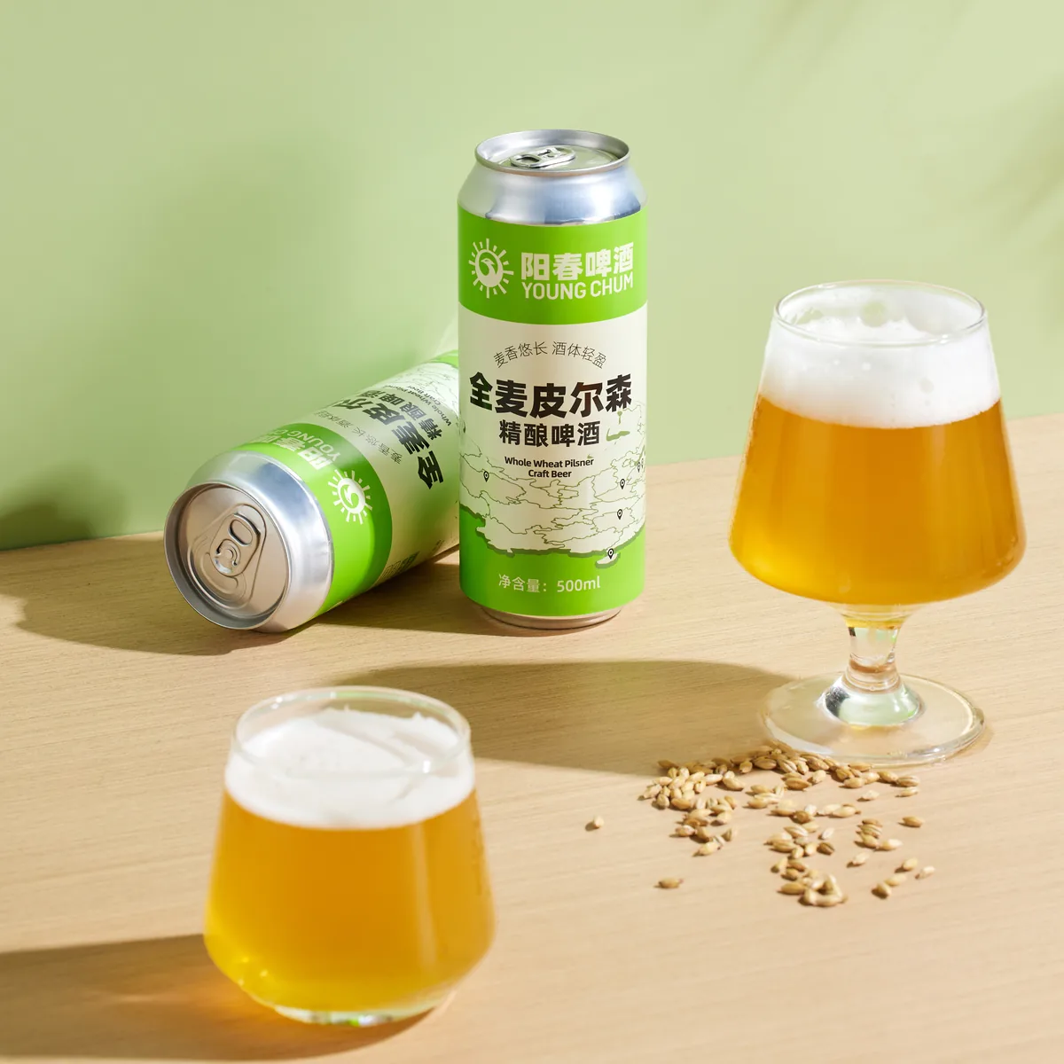 Young Chum Whole Wheat Pilsner Craft Beer product photo 2
