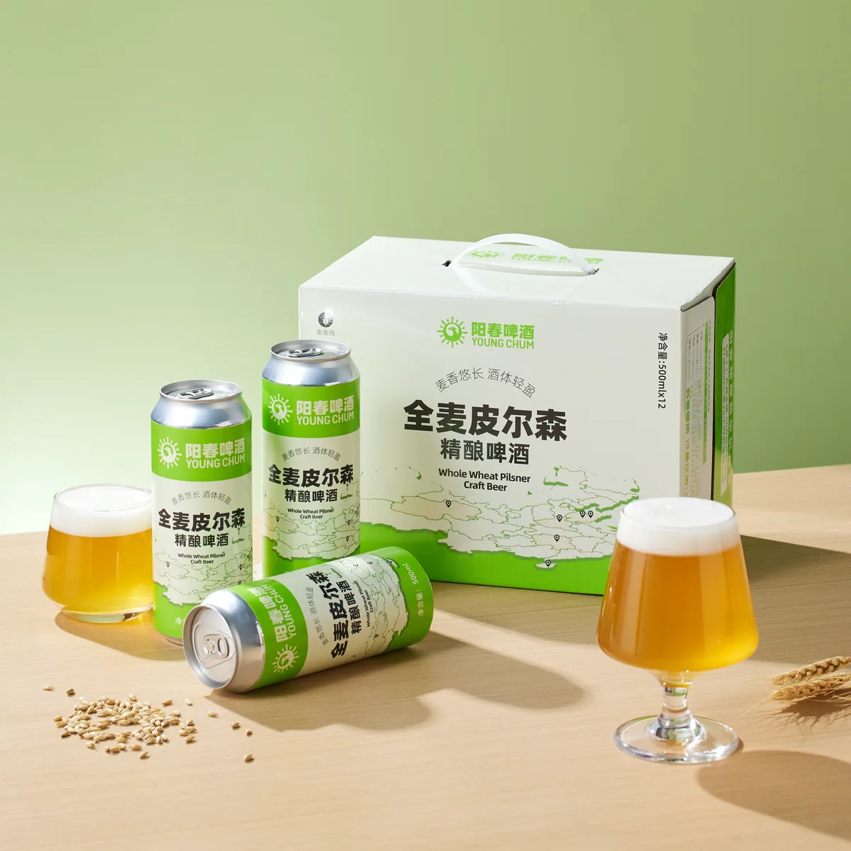 Young Chum Whole Wheat Pilsner Craft Beer product photo 4